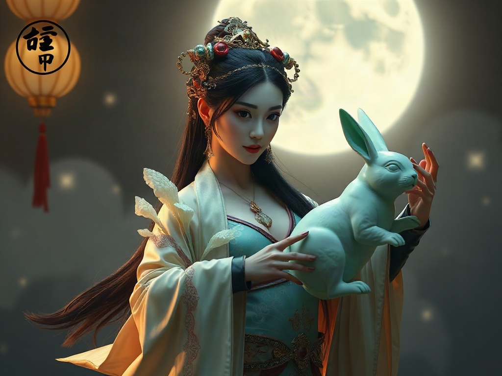 AI 嫦娥提示詞範例：一鍵生成嫦娥角色（附效果圖）