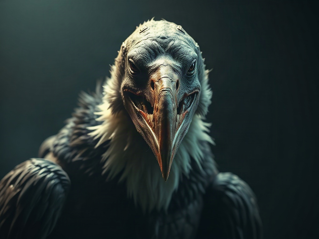 AI 腐屍禿鷲獸提示詞範例：一鍵生成腐屍禿鷲獸角色（附效果圖）