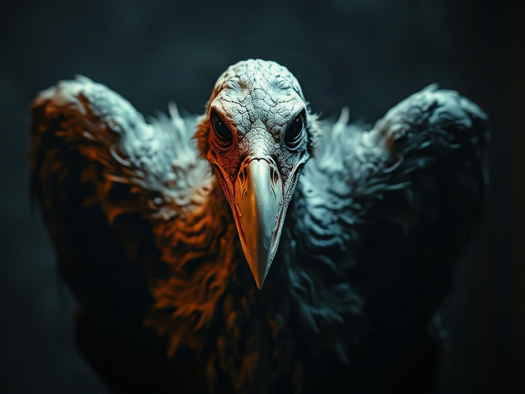 AI 腐屍禿鷲獸提示詞範例：一鍵生成腐屍禿鷲獸角色（附效果圖）