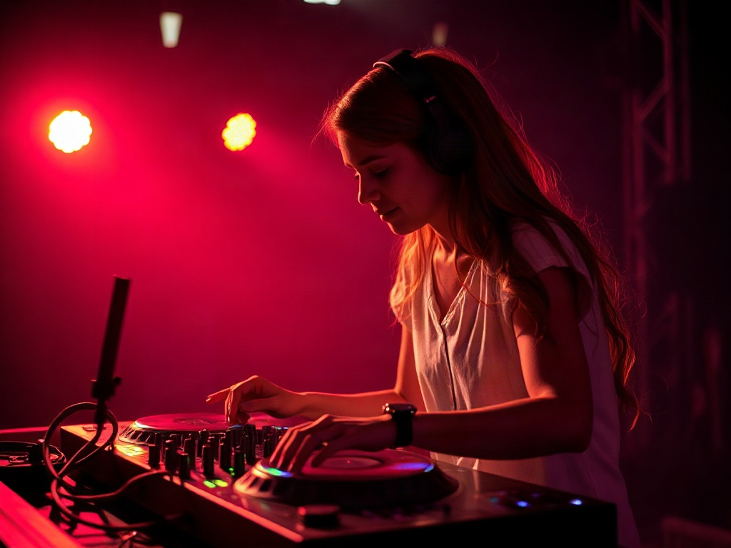 AI 女 DJ提示詞：一段生出理想的女 DJ角色