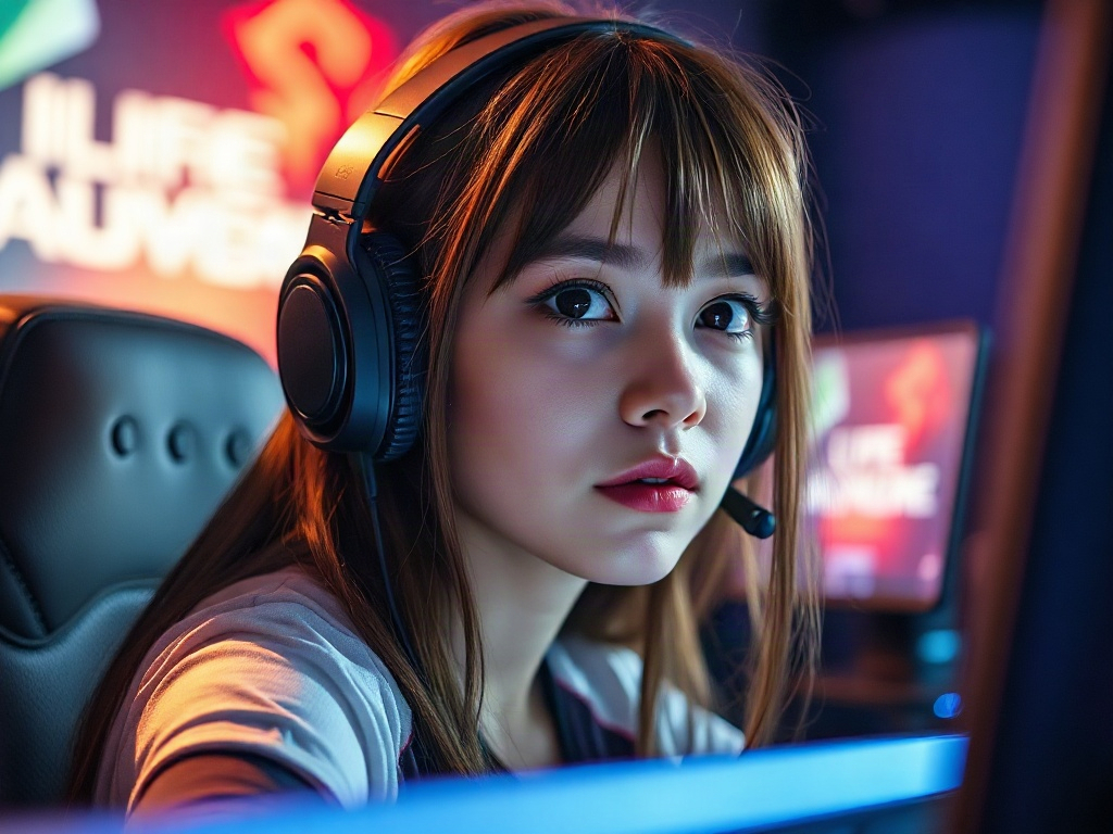 AI 電競女選手提示詞：一段生出理想的電競女選手角色