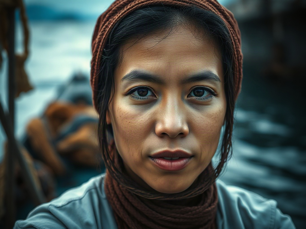 AI 女漁夫提示詞：一段生出理想的女漁夫角色