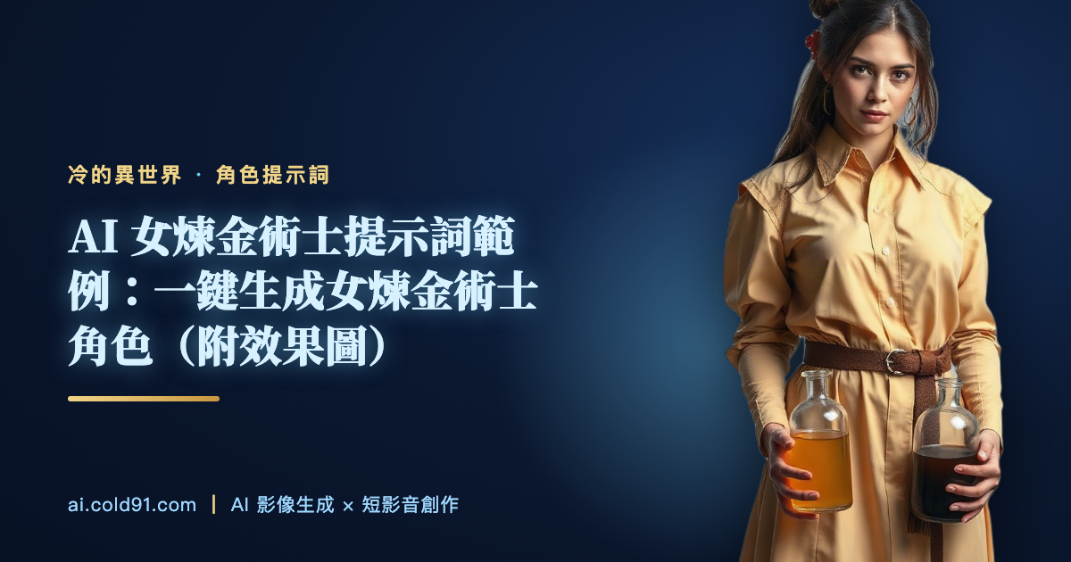 女煉金術士