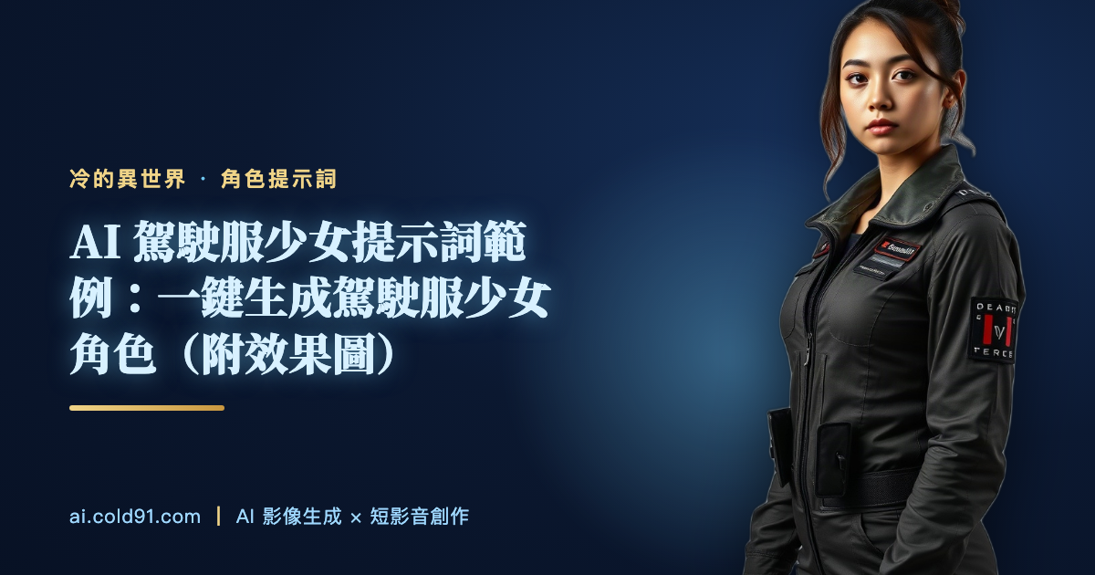 駕駛服少女