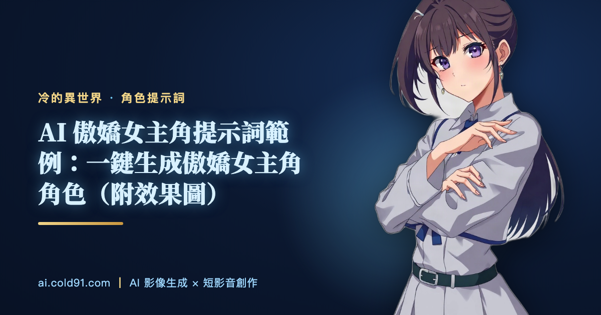 傲嬌女主角