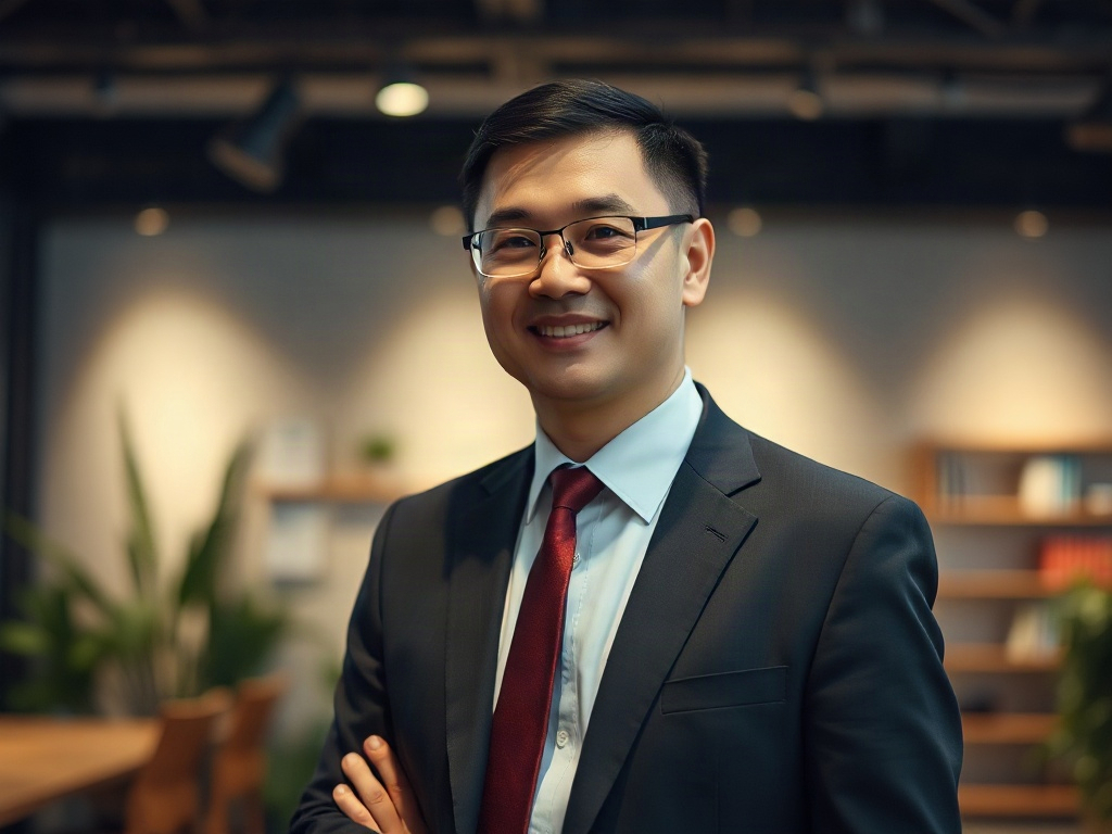 AI【會計師】專業形象照提示詞：社群大頭照／官網形象生成範例
