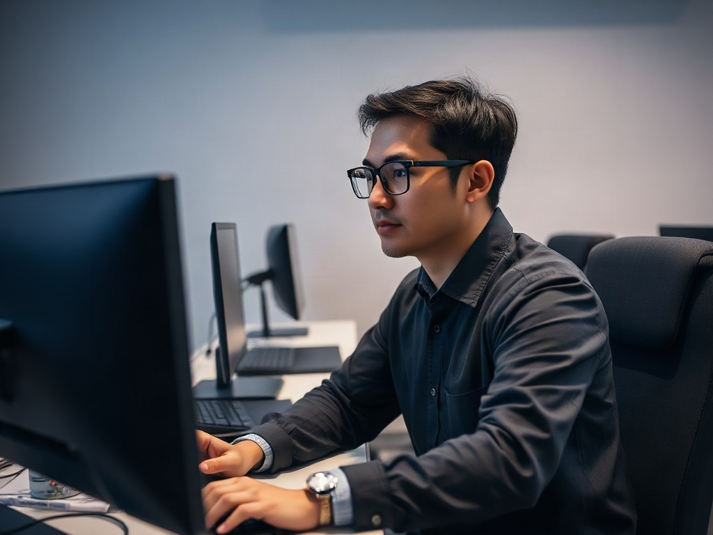 AI【軟體工程師】專業形象照提示詞：社群大頭照／官網形象生成範例