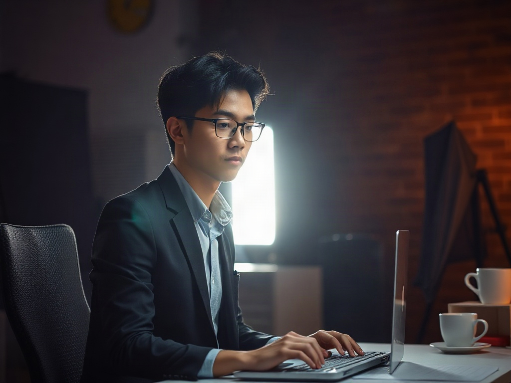 AI【軟體工程師】專業形象照提示詞：社群大頭照／官網形象生成範例