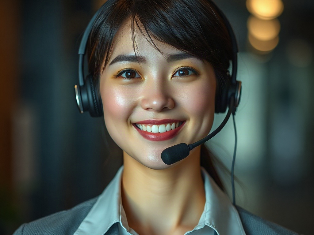 AI【客服人員】專業形象照提示詞：社群大頭照／官網形象生成範例