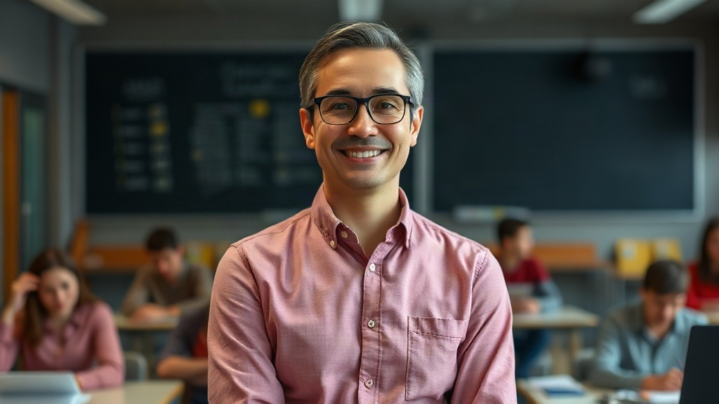 AI【教師/補教老師】專業形象照提示詞：社群大頭照／官網形象生成範例