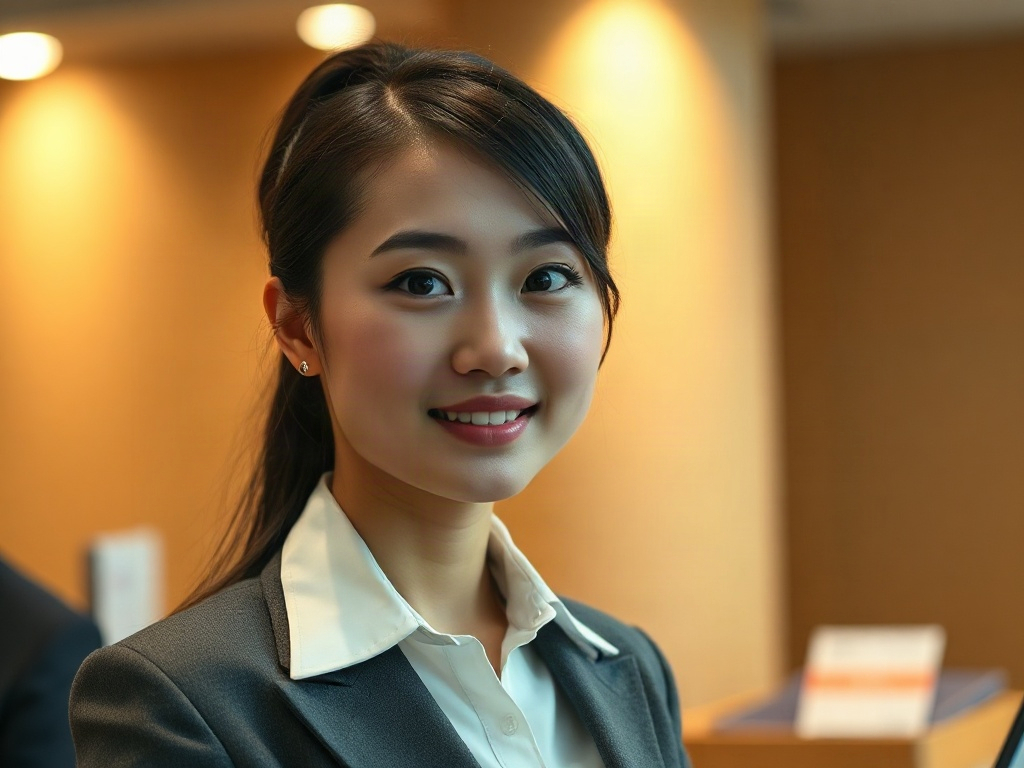 AI【銀行行員】專業形象照提示詞：社群大頭照／官網形象生成範例