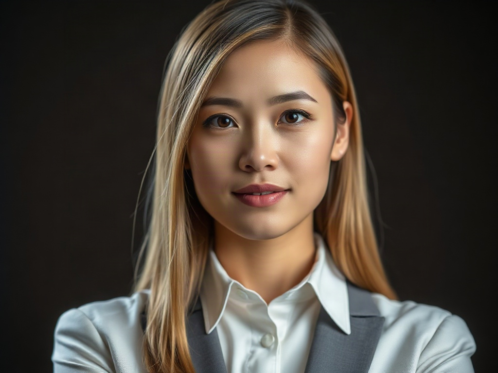 AI【銀行行員】專業形象照提示詞：社群大頭照／官網形象生成範例
