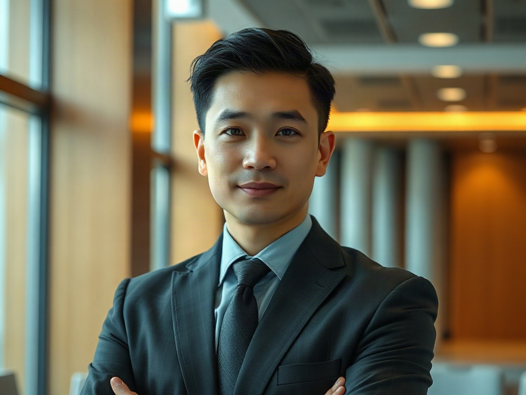 AI【理財專員】專業形象照提示詞：社群大頭照／官網形象生成範例