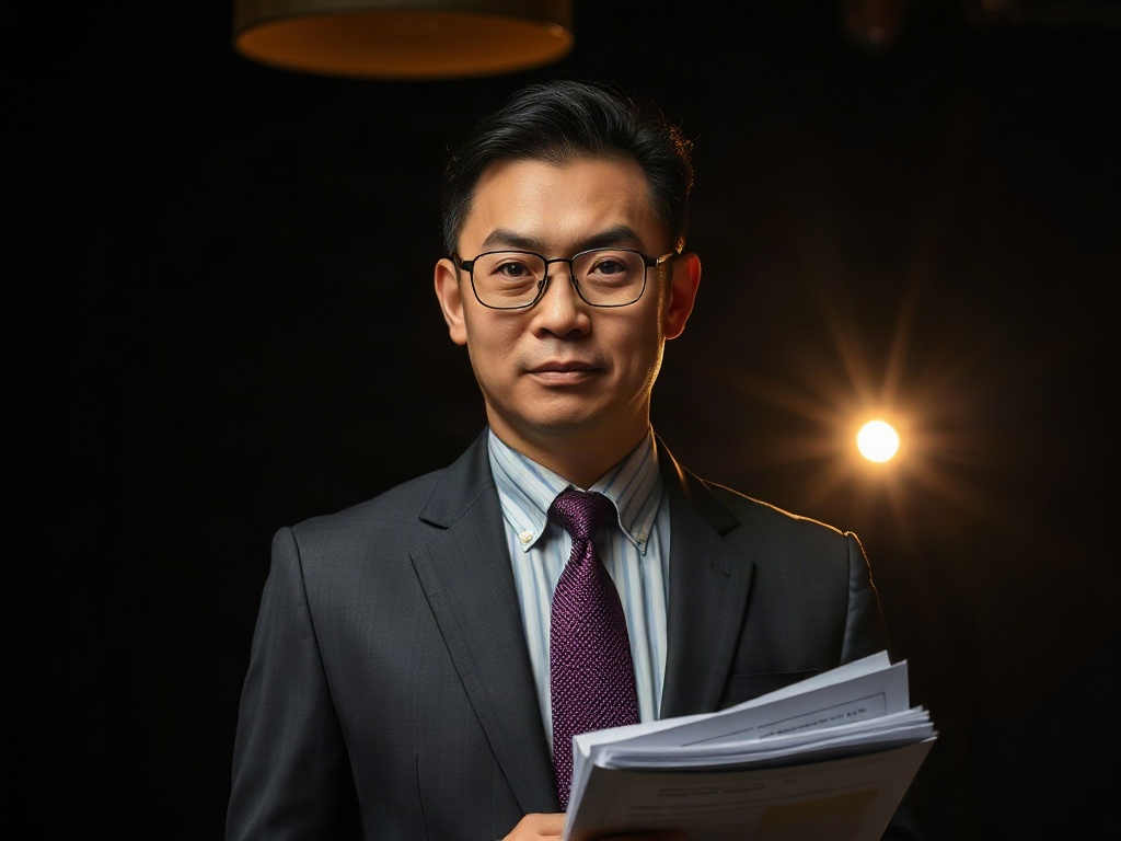 AI【稅務顧問】專業形象照提示詞：社群大頭照／官網形象生成範例