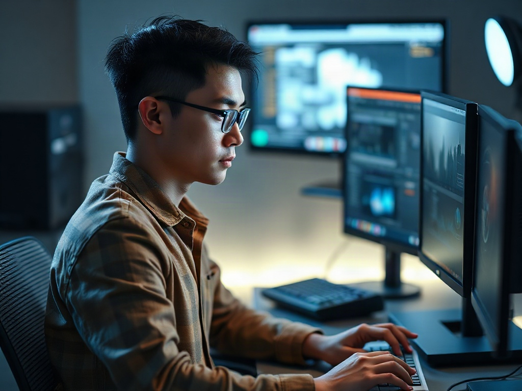 AI【影片剪輯師】專業形象照提示詞：社群大頭照／官網形象生成範例