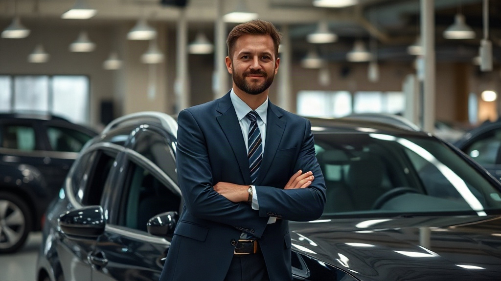 AI【汽車業務】專業形象照提示詞：社群大頭照／官網形象生成範例