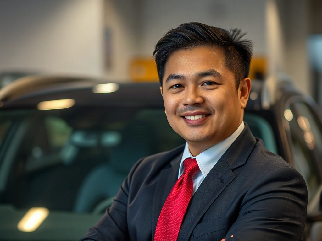 AI【汽車業務】專業形象照提示詞：社群大頭照／官網形象生成範例