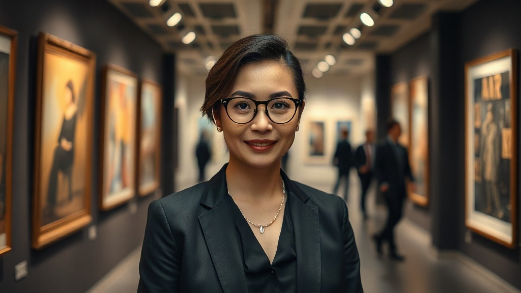 AI【藝術策展人】專業形象照提示詞：社群大頭照／官網形象生成範例