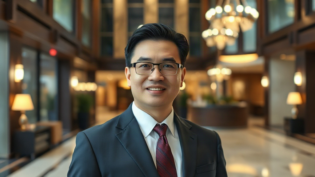 AI【飯店經理】專業形象照提示詞：社群大頭照／官網形象生成範例