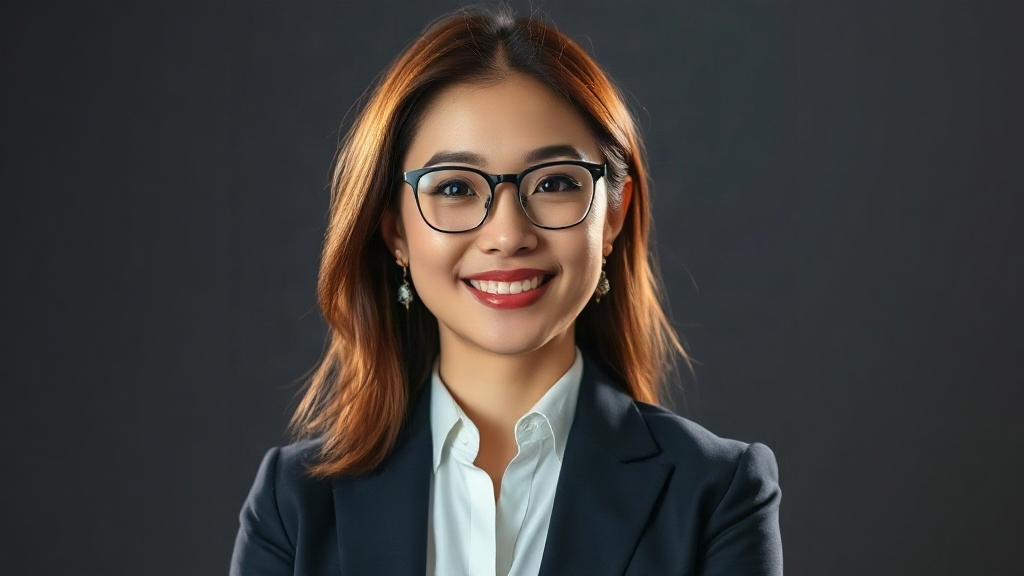 AI【科技新創女性創辦人】專業形象照提示詞：社群大頭照／官網形象生成範例