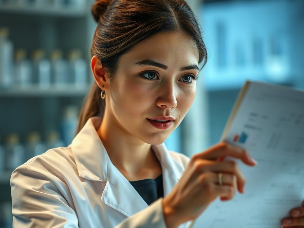 AI【女性首席研究科學家】專業形象照提示詞：社群大頭照／官網形象生成範例