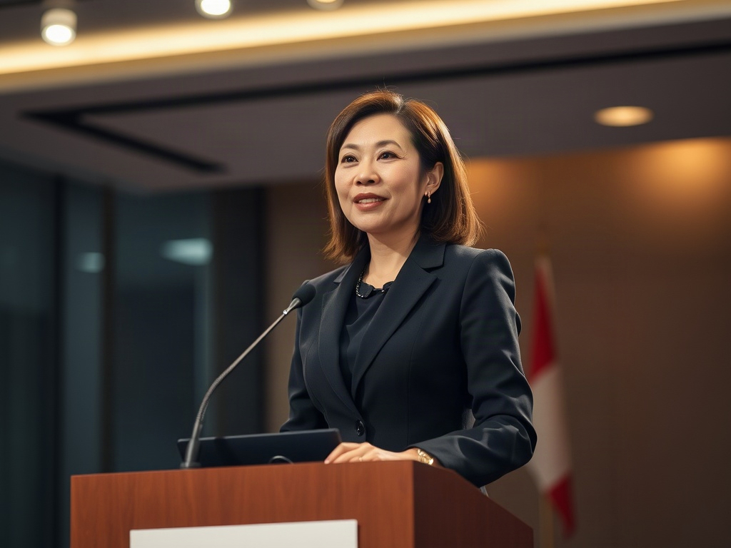 AI【女性市長】專業形象照提示詞：社群大頭照／官網形象生成範例