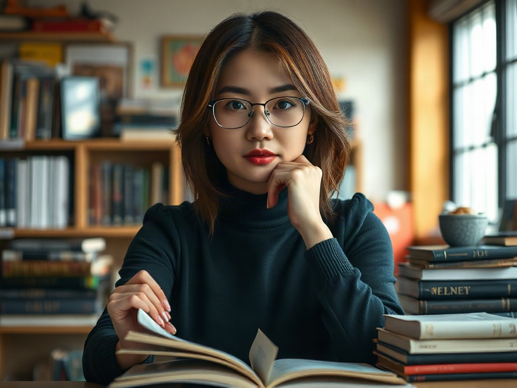 AI【女性出版社總編輯】專業形象照提示詞：社群大頭照／官網形象生成範例