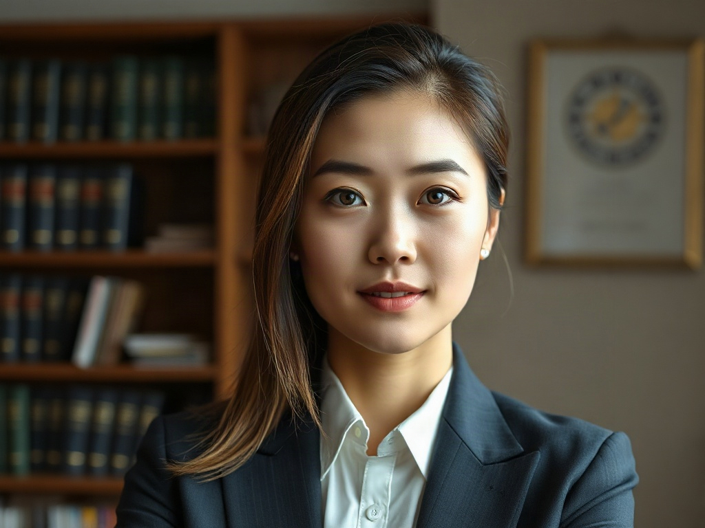 AI【女性律師事務所合夥人】專業形象照提示詞：社群大頭照／官網形象生成範例