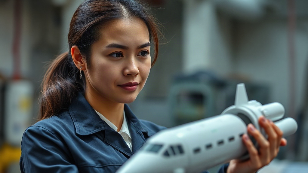 AI【女性航太工程師】專業形象照提示詞：社群大頭照／官網形象生成範例