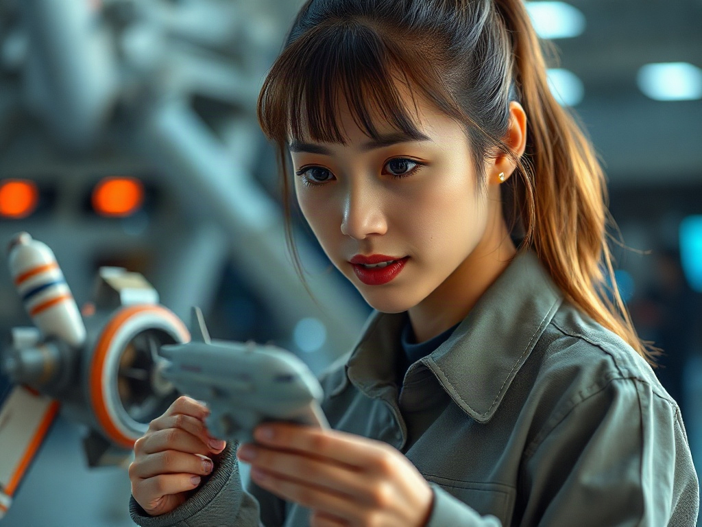 AI【女性航太工程師】專業形象照提示詞：社群大頭照／官網形象生成範例