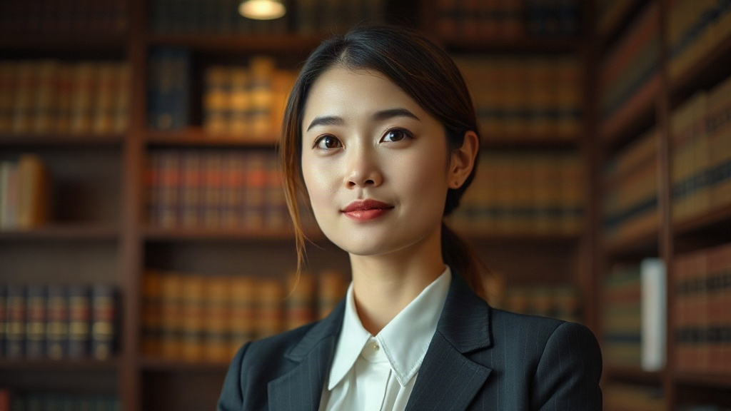 AI【女性最高法院書記官】專業形象照提示詞：社群大頭照／官網形象生成範例