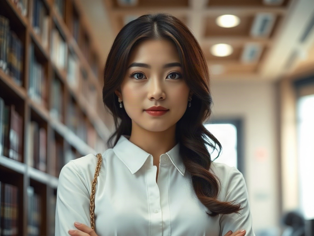 AI【女性最高法院書記官】專業形象照提示詞：社群大頭照／官網形象生成範例