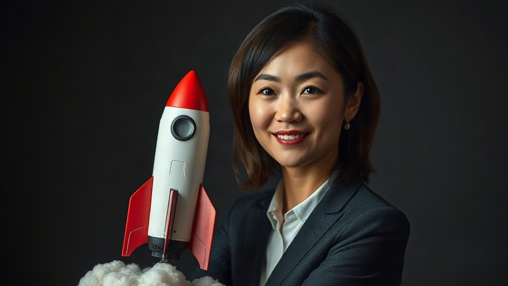 AI【女性太空總署主任】專業形象照提示詞：社群大頭照／官網形象生成範例