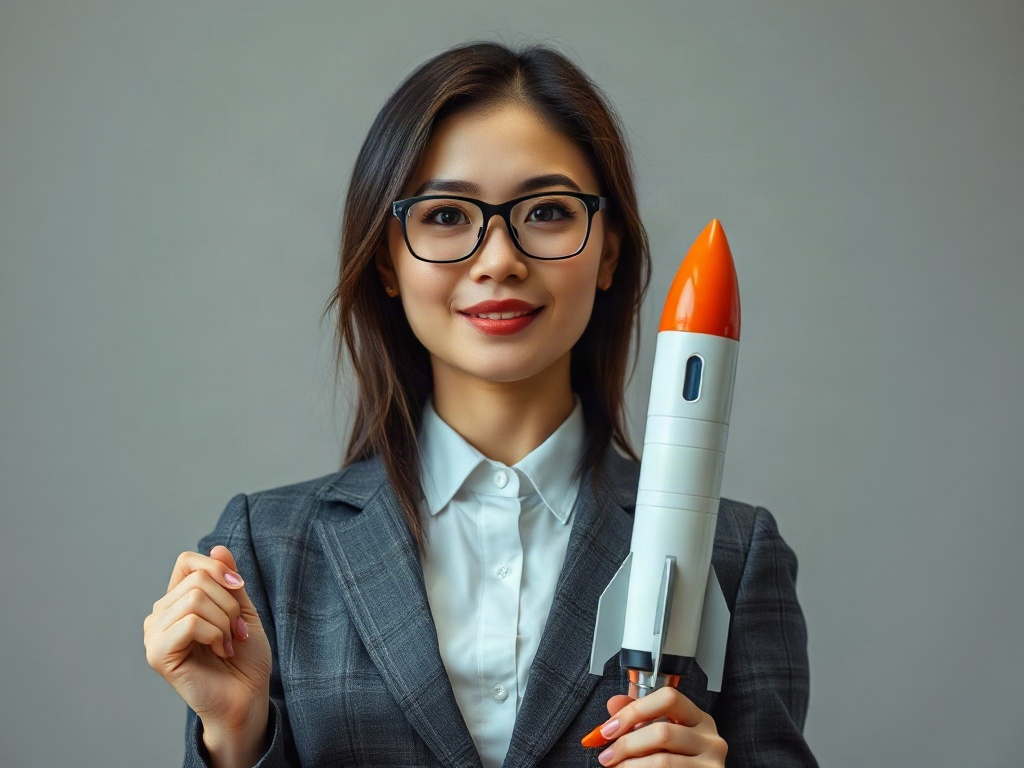 AI【女性太空總署主任】專業形象照提示詞：社群大頭照／官網形象生成範例