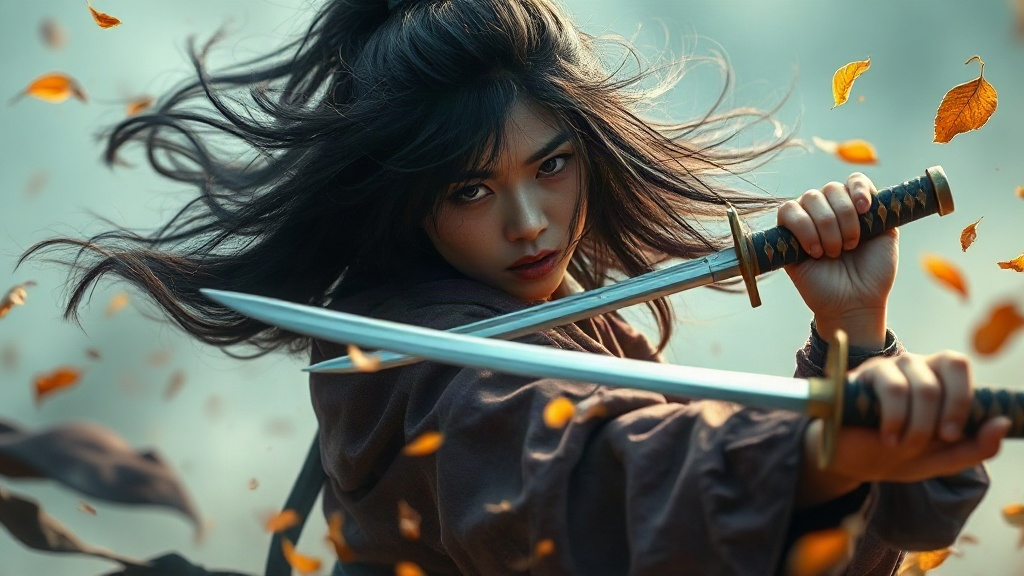 AI 女風暴武士提示詞範例：一鍵生成女風暴武士角色（附效果圖）