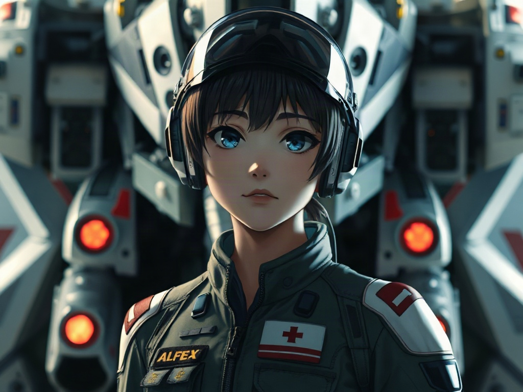 AI 王牌女機師提示詞範例：一鍵生成王牌女機師角色（附效果圖）
