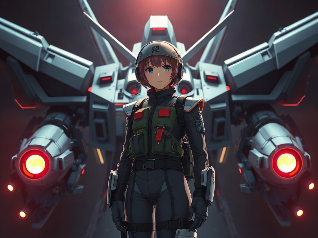 AI 王牌女機師提示詞範例：一鍵生成王牌女機師角色（附效果圖）