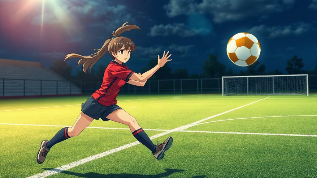AI 運動系女孩提示詞範例：一鍵生成運動系女孩角色（附效果圖）