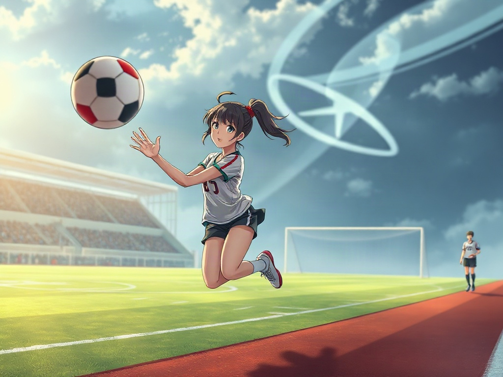 AI 運動系女孩提示詞範例：一鍵生成運動系女孩角色（附效果圖）