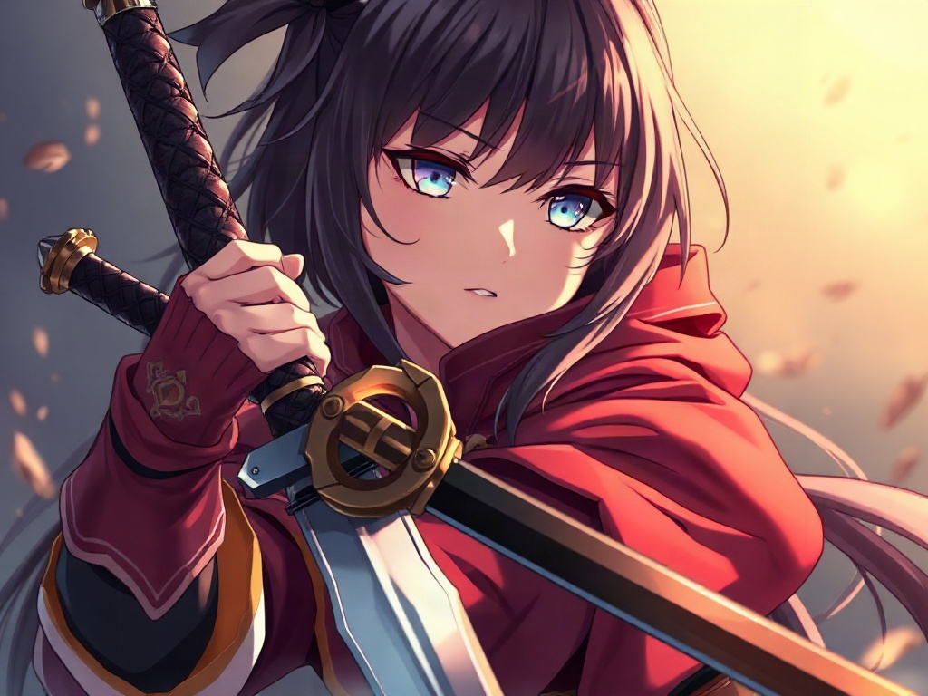 AI 孤兒劍士少女提示詞範例：一鍵生成孤兒劍士少女角色（附效果圖）