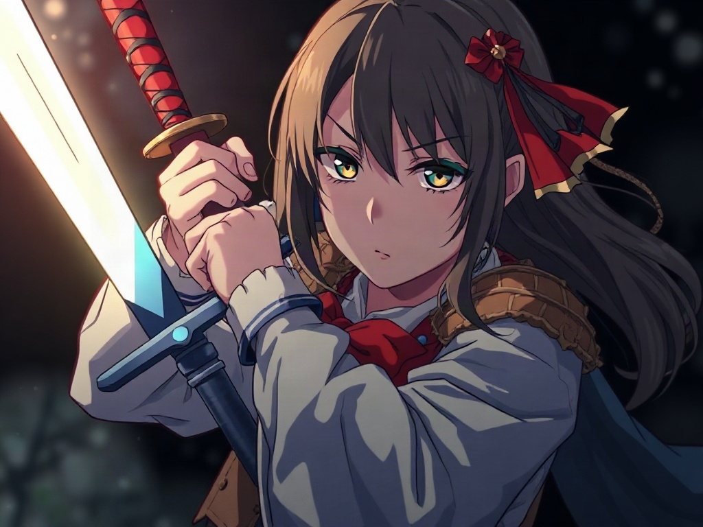 AI 孤兒劍士少女提示詞範例：一鍵生成孤兒劍士少女角色（附效果圖）