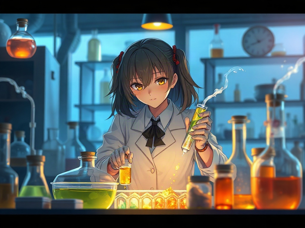 AI 少女鍊金術師提示詞範例：一鍵生成少女鍊金術師角色（附效果圖）