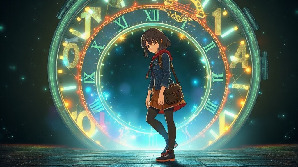 AI 穿越時空少女提示詞範例：一鍵生成穿越時空少女角色（附效果圖）