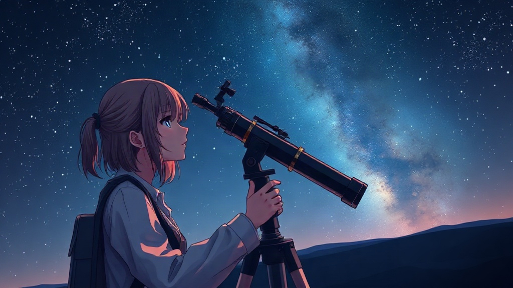 AI 天文少女提示詞範例：一鍵生成天文少女角色（附效果圖）