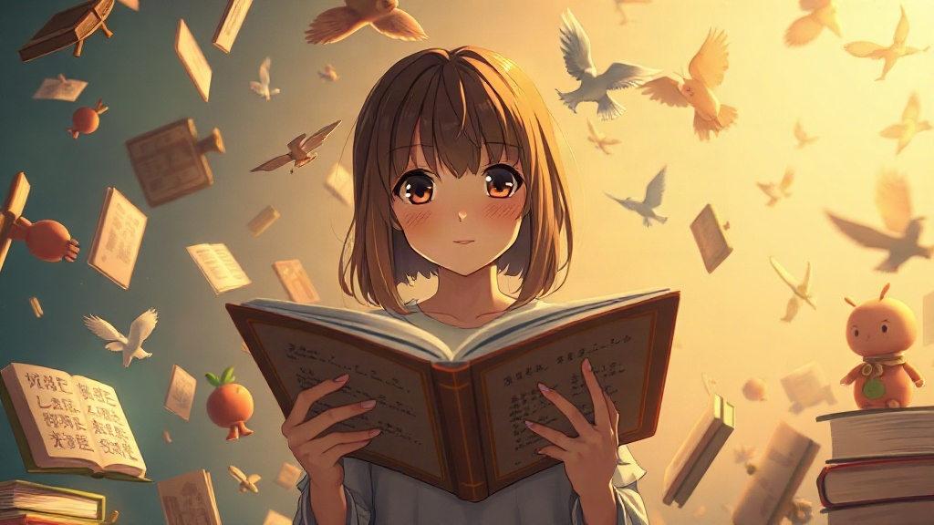 AI 童話說書少女提示詞範例：一鍵生成童話說書少女角色（附效果圖）