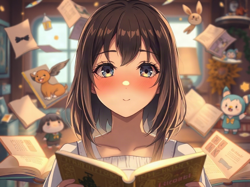 AI 童話說書少女提示詞範例：一鍵生成童話說書少女角色（附效果圖）