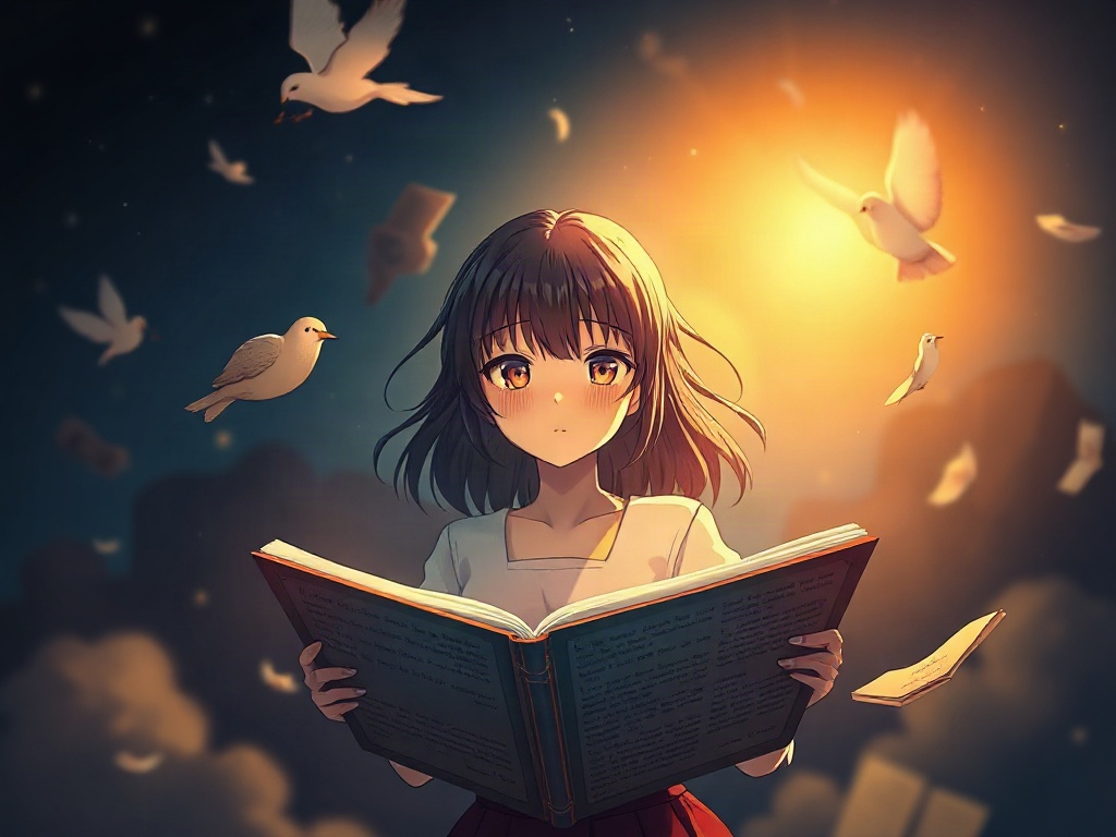 AI 童話說書少女提示詞範例：一鍵生成童話說書少女角色（附效果圖）