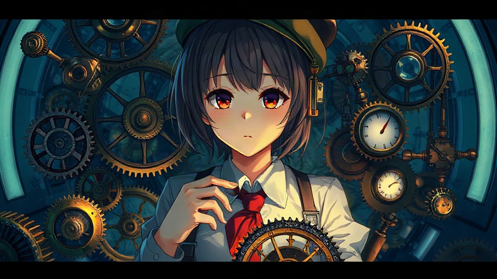 AI 機械少女發明家提示詞範例：一鍵生成機械少女發明家角色（附效果圖）