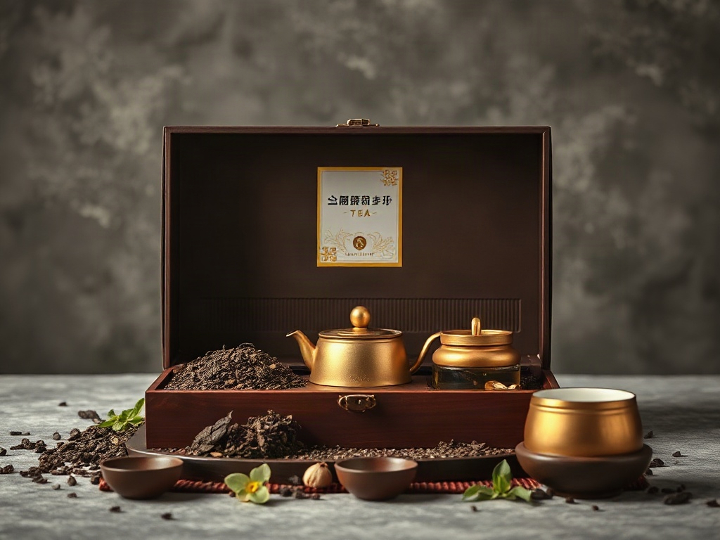 AI【茶葉禮盒】商品圖提示詞：電商情境照生成範例