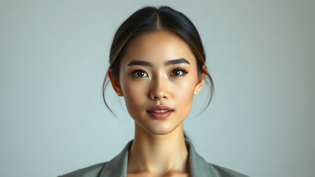 AI【美妝品牌虛擬代言人】專業形象照提示詞：社群大頭照／官網形象生成範例